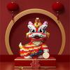 Building Blocks New Year Decoration Bricks Juguetes Kids Chinese Style Lucky Dancing Lion Toys For Children Gift Adult Present