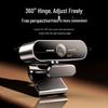 Zhiguozhe 4K HD USB Webcam with Auto-Focus & Dual Mics