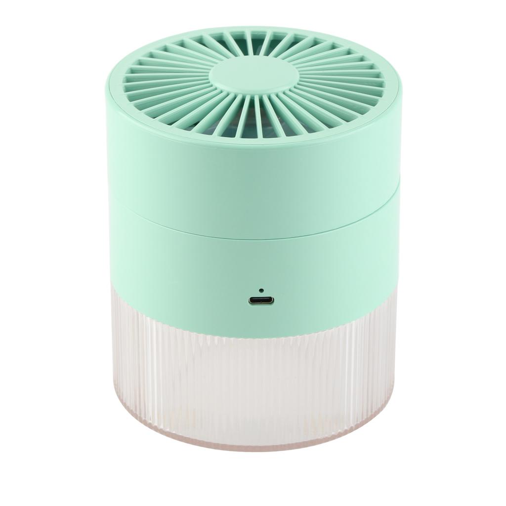 Mini Water Cooled Fan Foldable Small Desk Cooler Fan ABS USB Spray Mist Electric Fan for Home Library Office