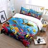 Underwater Marine Life Decor Set Multiple Sizes Kid'S And Adults' Bedroom Exquisite 3Pc Bedding Set, Gift