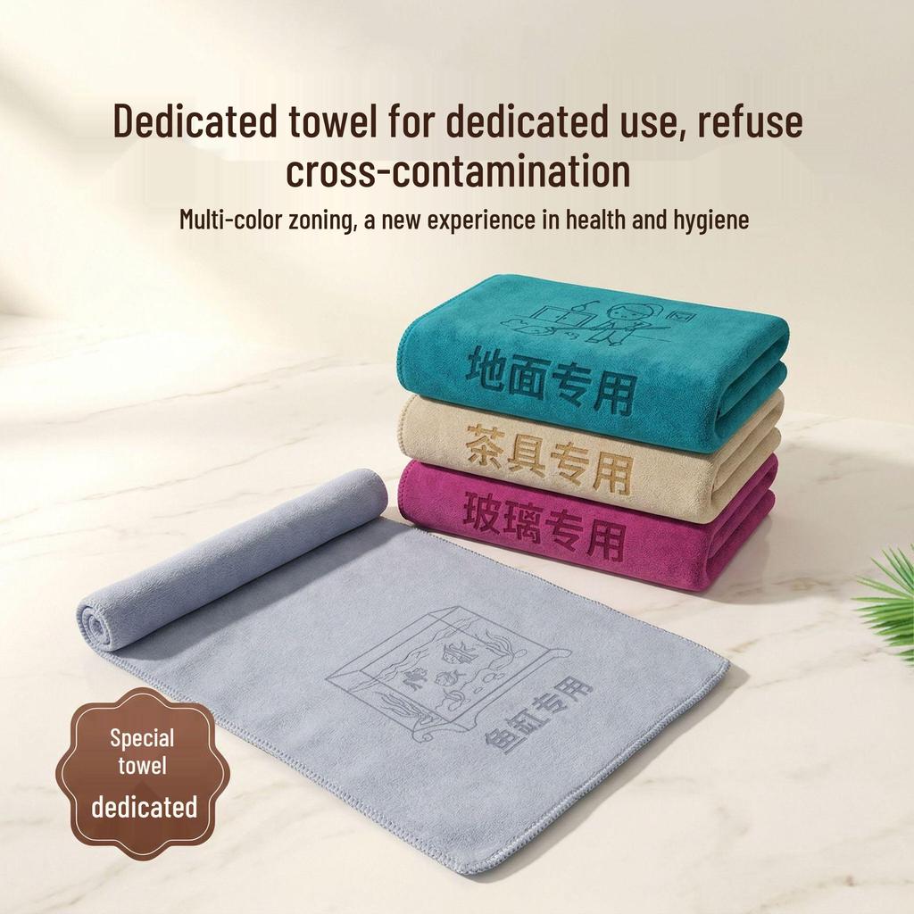 Thick, Absorbent, Lint-Free Towels for Home Zoning, Kitchen Use, Storage, and Cleaning