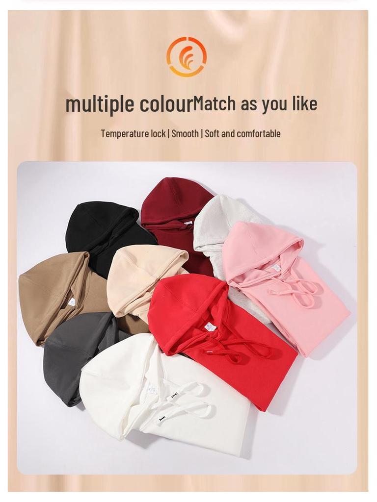 Customizable Men's Casual Loose Fit Hoodie 320g Cotton - Add Your Logo