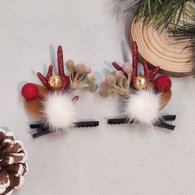 Świecące Świąteczne Akcesoria do Włosów Bałwana: Świecąca opaska i spinka do włosów dla dorosłych i dzieci