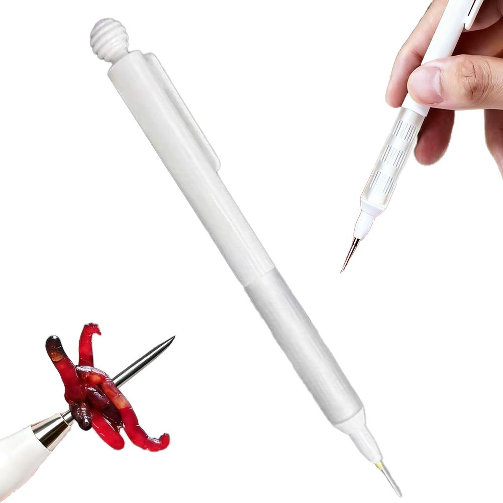 Automatic Red Worm Pen Baiting Device Fishing Baiting Device Quick Baiting Fishing Tackle Replacement Parts