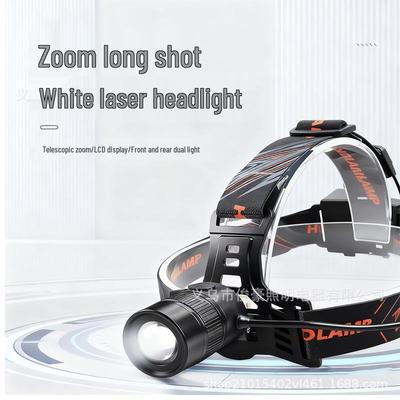 High-Intensity Wave-Sensing LED Headlamp for Outdoor Cycling, Night Running, and Fishing