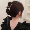 Französische Lange Quaste Hai Haarspange Strass Haarspange Haarnadel Barrett Haaraccessoires für Freundin Frauen
