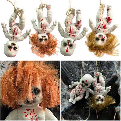 Halloween Ghost Baby Hanging Doll Haunted House Adornment Creative Zombie Baby Decoration Decorative for Bar Haunted House