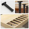 4 Pcs Bed Frame Support Legs Adjustable Replacement Center for Base Frames Furniture Slats Reinforcement Kit