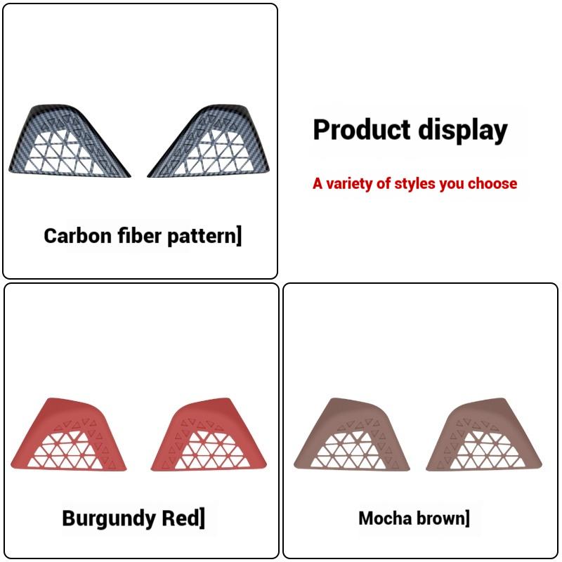 För BMW X5 X6 X7 G05 G06 G07 2025-2025ABS Bil Instrumentbräda Sidoluftutblås Vent Dekorativ Ram Täckdekal Interiörtillbehör
