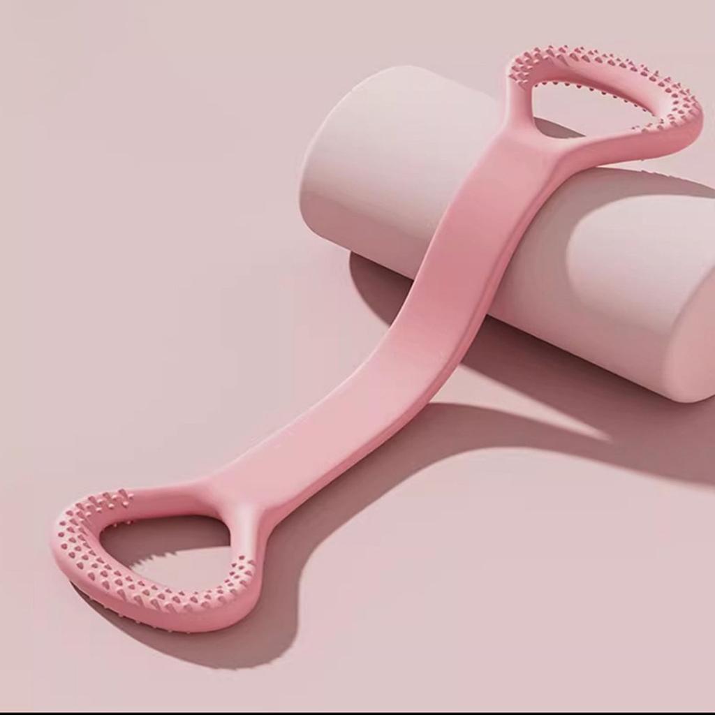 Åttaformad träningsresistansband med halkfritt handtag, bärbart, män, kvinnor, arm, axel, stretch, styrketräning, övning, elastiskt band, spänningsrep