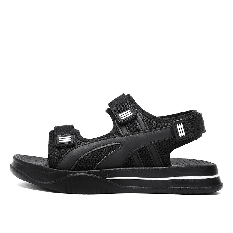 Summer Trendy Men's Sandals Open-toe Breathable Casual Sports Beach Shoes Fashion Soft Elastic Comfortable Non-slip Male Sandals