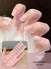 20 Pcs Halloween Christmas UV Semi Cured Gel Nail Stickers Self Adhesive Long Lasting Popular Nail Art Wraps