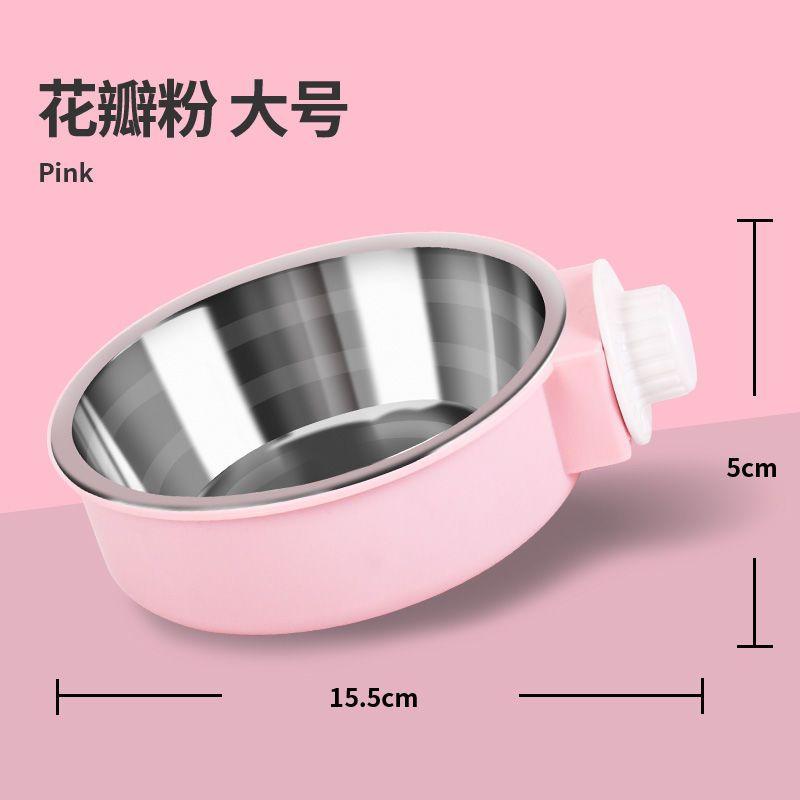 

2 шт. Миски из нержавеющей стали для кошек и собак, Товары для питомцев, Кормушка, Поилка, Подвесная, Бытовая, Легко моющаяся, Портативная миска, Дом