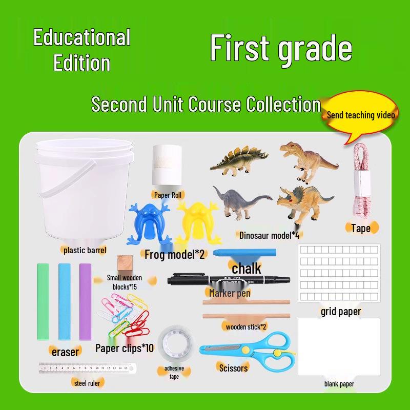 

Grade 1 Science Experiment Kit: Textbook Edition - Unit 2: Comparison and Measurement