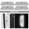HGWE4 Car Wheel Eyebrow Stickers Reflective Protective Stickers Night Anti-collision Strip For Skoda S Kodiaq Octavia 2 3 Yeti Karoq