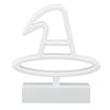 Neon Light Plastic Witch Hat Shape USB Battery Powered RGB Light Source Decorative Lamp for Decorative Lighting