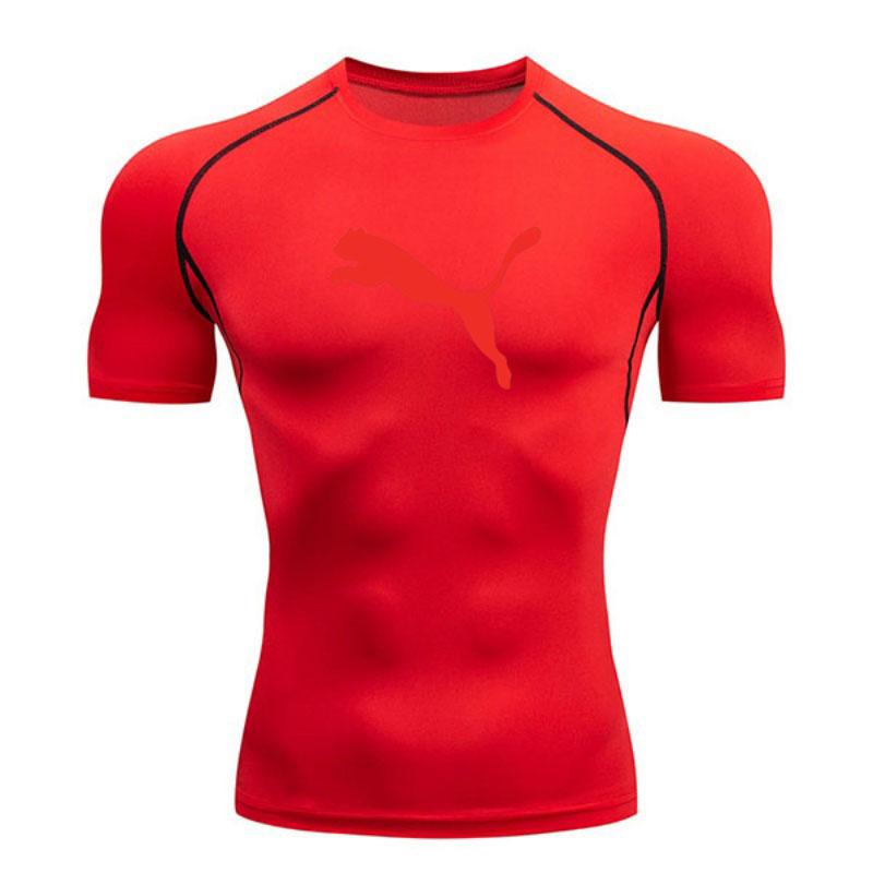Men's Quick Dry Compression Athletic T-shirt, Breathable Str
