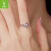 Cold Wind Hammerhead Shark Open Ring Men And Women S925 Sterling Silver Shark Ring Jewelry