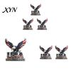 Removable Car Decal No Residue USA Faith, Family & Freedom Metal Emblem, Eagle Letters Patriotic Edition 3D Embossed Logo 250th Anniversary
