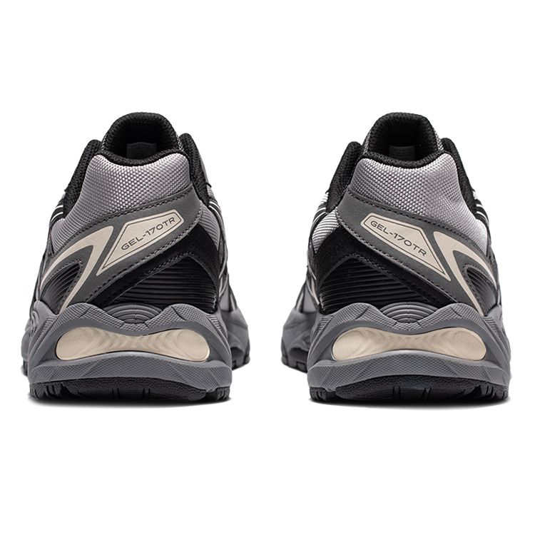 Asics Gel-170Tr Comfortable Fabric Synthetic Leather Low-Top Running Shoes Unisex Sneaker Gray Black 1203A175-020