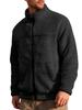 European Casual Sports Zipper Soft Fleece Stand Collar Jacket