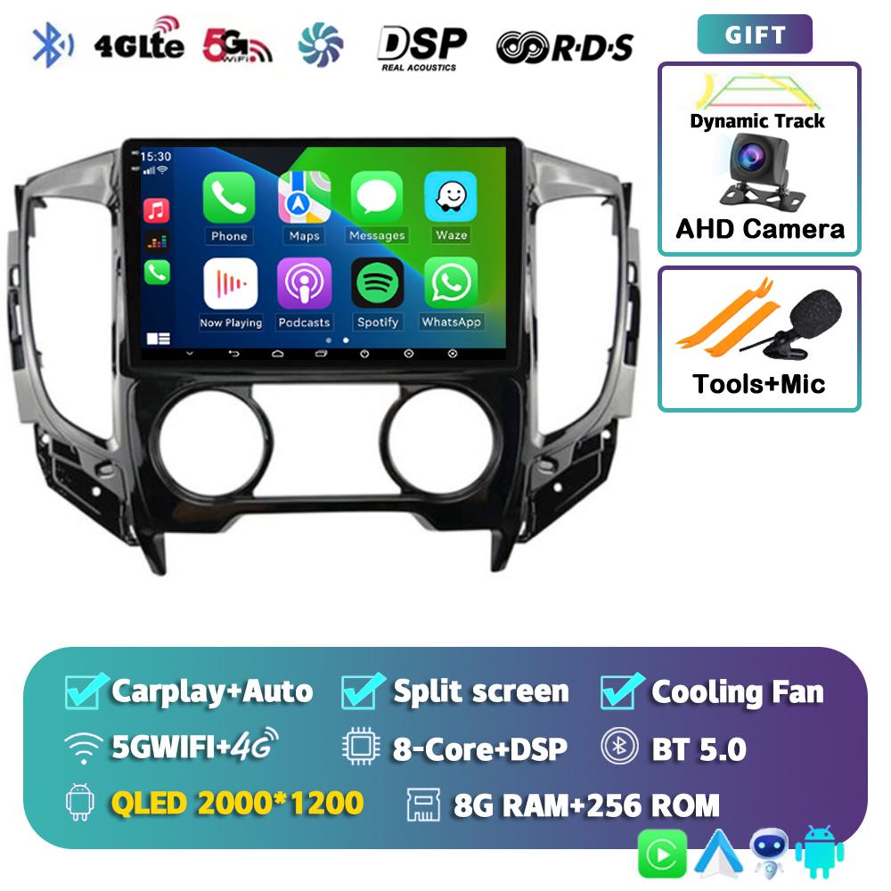Android 14 Carplay Car Radio For Mitsubishi Pajero Sport 3 L200 5 Triton 3 2015 2016 2017 2018 2019 Multimedia Player GPS Stereo