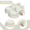 1 Pair of High Heels for Dolls, Chunky Shoes, Miniature PVC Fashion Accessories, Suitable