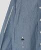 Taibseobiseu Embroidered Raglan Denim Hood Shirt [Blue]