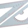 Chart Drawing Triangle Ruler Measuring Lightweight Portable Angle Protractor for Ship