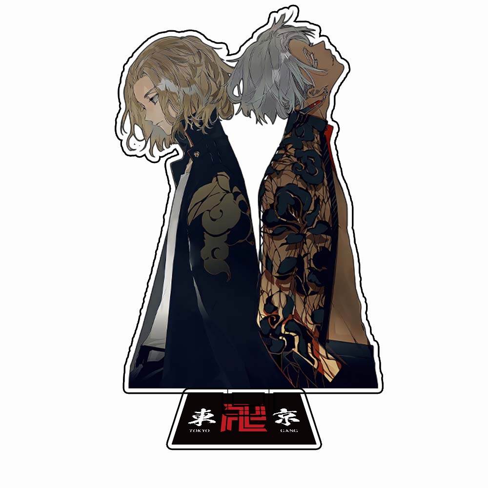 Anime Tokyo-revenge Acrylic Bracket Model Character Manjiro Sano Draken Model Desktop Ornament Standing Fan Collection Gift