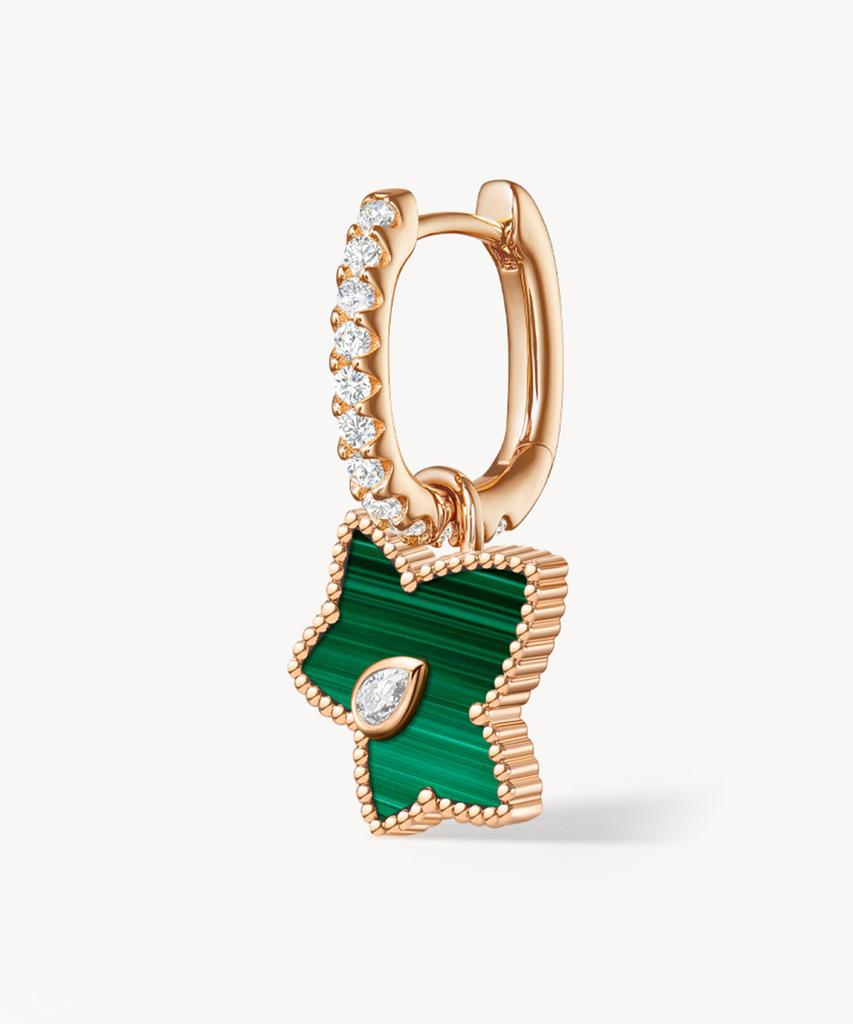 Lola Rose Ivy Malachite Cubic Drop Point Women'S Earrings