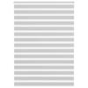 VidaXL Store Zèbre Gris Clair Largeur Du Tissu 155,9 Cm Polyester, Store Enrouleur Zébré, Store Zébré Pour Fenêtre, Store 4014481