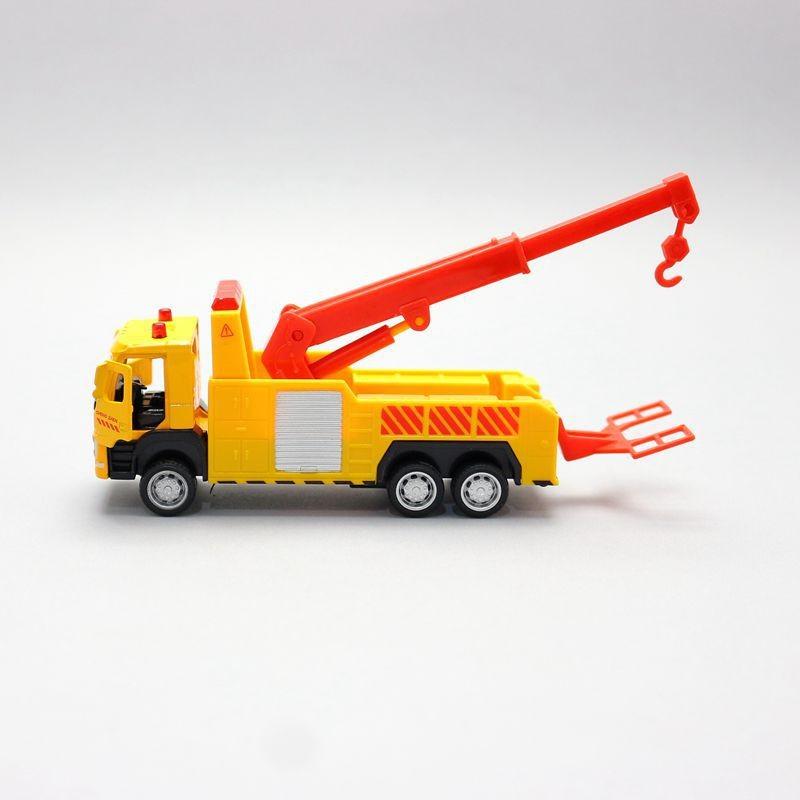 Model Car Alloy Rescue Crane Vehicle With Door Opening Design For Childrens Gift