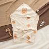 Pure Cotton Double-Layer Swaddle Wrap & Towel for Newborns - Safe for Mother and Baby