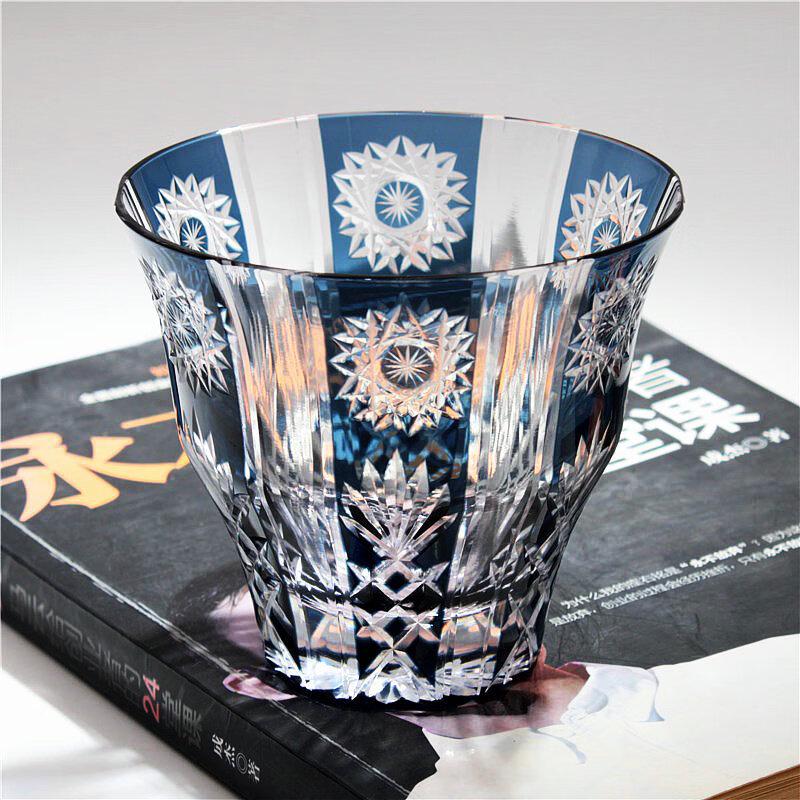 

Japanese Edo Kiriko Crystal Whiskey Glass