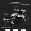 1:Model auta z tlakové slitiny Model X v měřítku 24, stahovací vozidlo se světly a hudbou, dekorativní, mini autíčka, hračky pro děti, dárek pro přítele