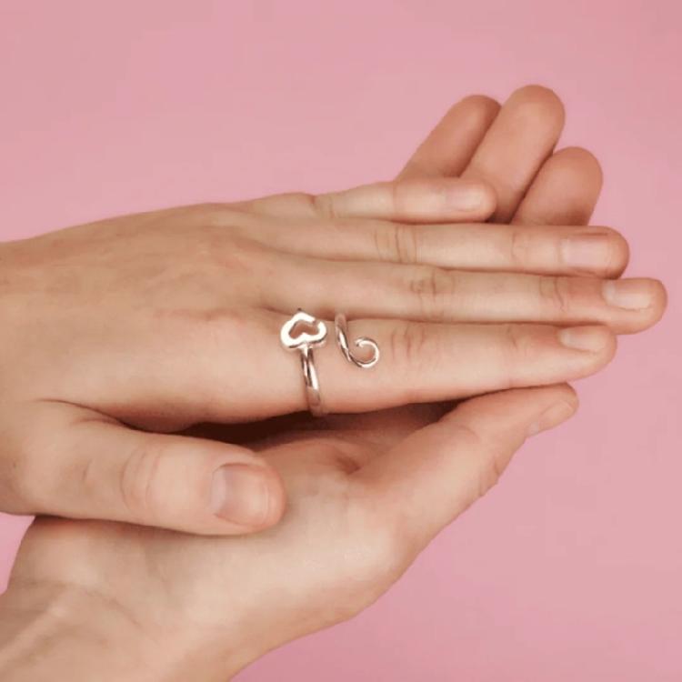 Crochet Rings for Finger Adjustable Size Yarns Knitting Rings Open Finger Rings