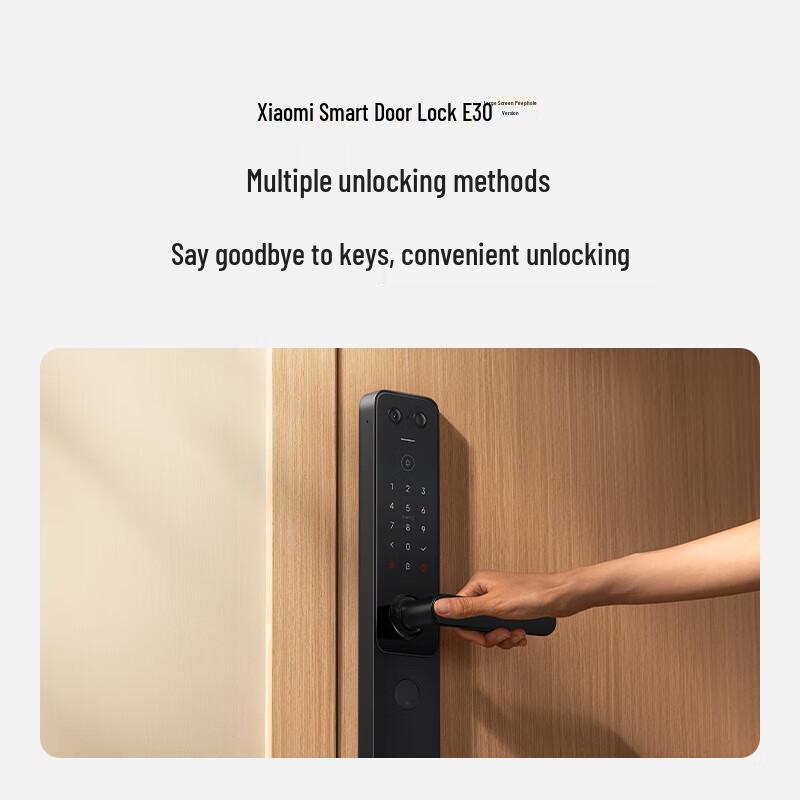 Xiaomi E30 Smart Door Lock with Large Screen Peephole