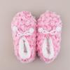 Warm Rose Hairball Kids' Slippers