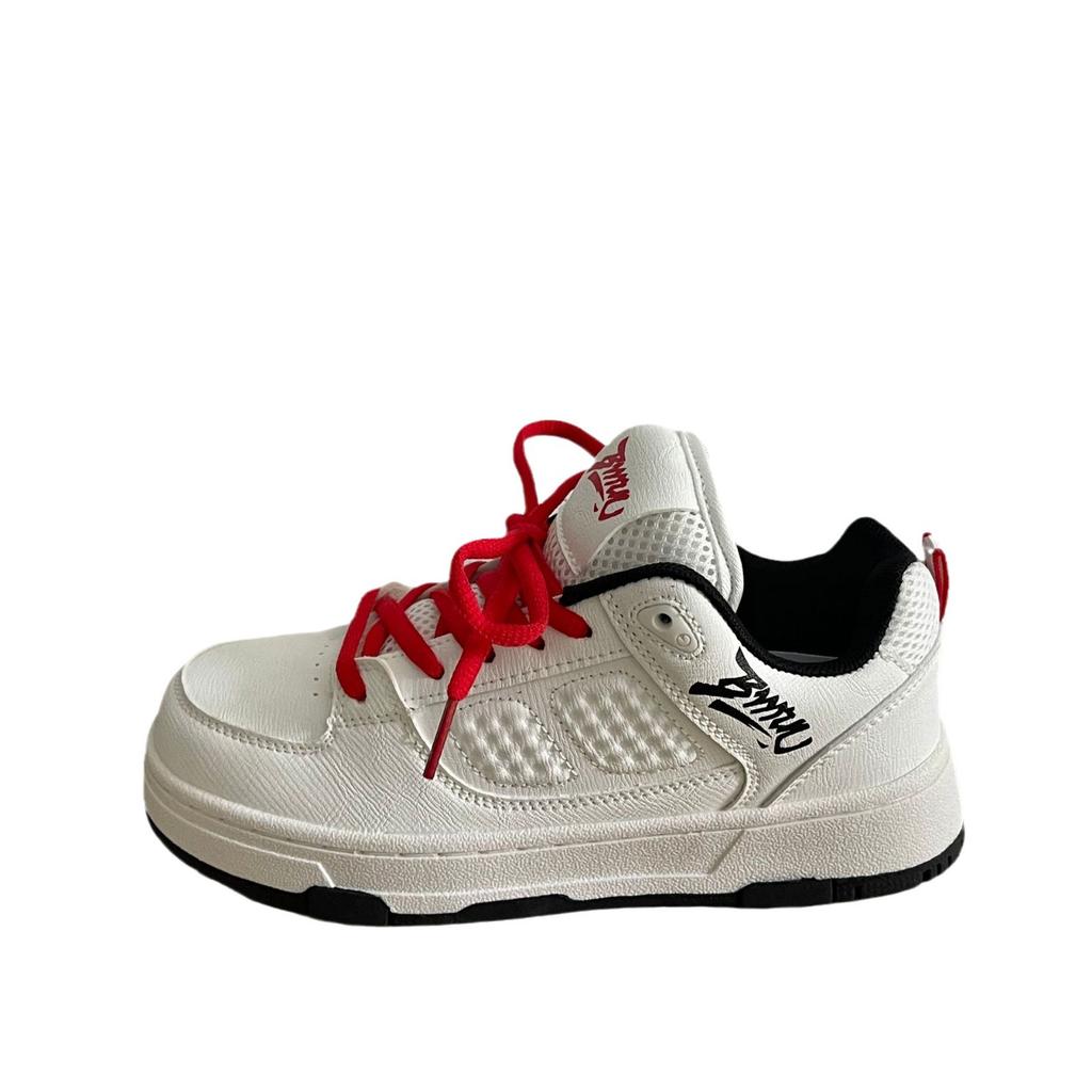 Summer Ins White German Training Shoes Chic Niche Retro Breathable Board Shoes