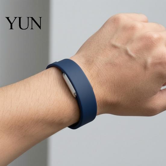 Water Resistant Silicone Band for Exercise Bands Hume 2.0, Breathable Replacement Strap Soft Gym Workouts Fitness Tracker, Adjustable Anti-Sweat