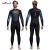 Diving Suit 3MM One-piece Long-sleeved Thick Warm Men's Cold-proof Snorkeling Surfing Swimsuit