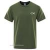 New T Shirt Unisexs Brand Tees Boys Male TShirt Tops Christian Jesus Fish High Quality Brand Unisex Tshirt