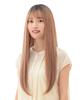 AQUADOLL Wig, Long, Straight, Full Wig, Black Hair, Blonde, Pudding, One Size Fits All, P-SPK. Smoky Pink Pudding, wg331P-SPK