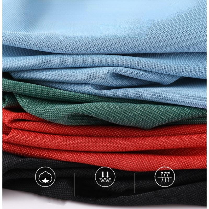Summer Men's Short-sleeved Polo Shirt Business Casual Light Luxury Lapel T-shirt Breathable Casual Versatile Top