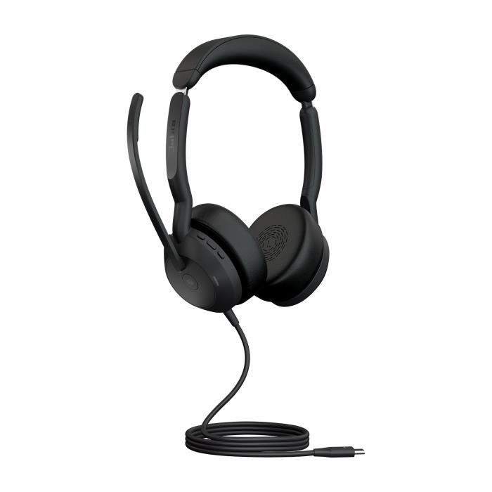 Casque - Jabra - Evolve2 50 - Filaire - USB Type-C - Anti-bruit Actif