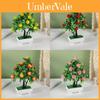 Faux Fruit Tree Decorative Display For Living Room Photography Props Rich Foliage Collection