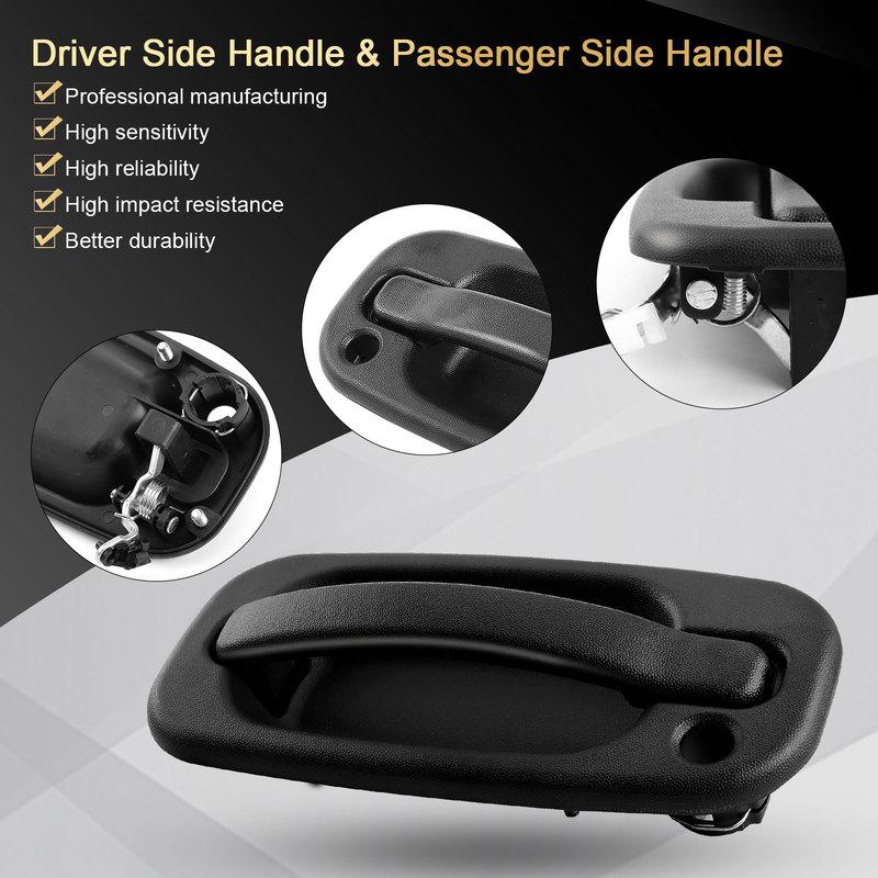 Car Outside Exterior Door Handle 15034985 15034986 Classic Car Door Handle for Chevrolet Avalanche 1500/Silverado 2500