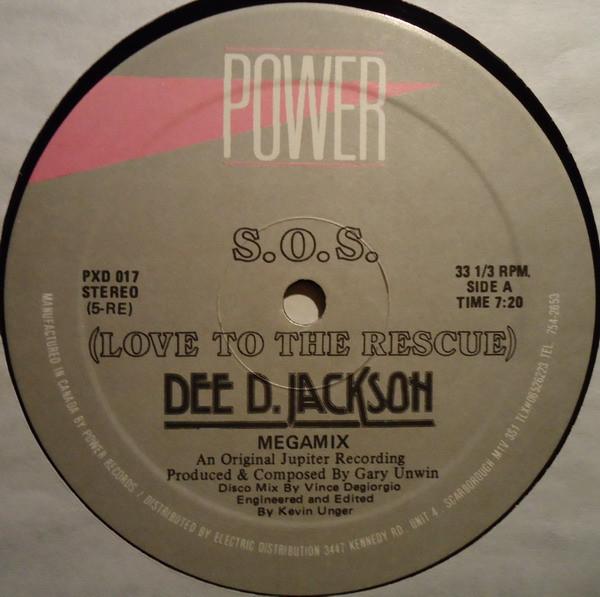 

12inch Record DEE D. JACKSON ANTONIA RODRIGUEZ S.O.S. Love To The Rescue La Ba PXD017 Power Records 1983 Canada Dance Electronica Used