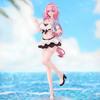 23cm Game Honkai Impact 3 Elysia Cute Swimsuit Beach Model Desktop Ornaments Toy Collection Gift